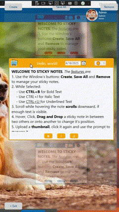 StickyNotes